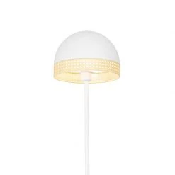 QAZQA Orientalische Stehlampe weiß mit Rattan 30 cm - Magna Rattan -Stehlampen Verkaufsladen 5955 105026 5