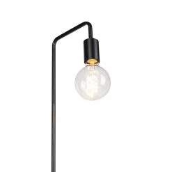 QAZQA Moderne schwarze Stehleuchte - Facil -Stehlampen Verkaufsladen 6020 98934 8