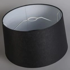 QAZQA Stehleuchte gold / messing mit Schirm schwarz 45 cm verstellbar - Parte -Stehlampen Verkaufsladen 6023 94241 9