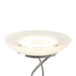 QAZQA Stehlampe Stahl inkl. LED und Dimmer mit Leselampe - Empoli 27 QAZQA Stehlampe Stahl inkl. LED und Dimmer mit Leselampe - Empoli -Stehlampen Verkaufsladen 6101 103423 6