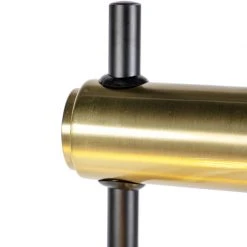 QAZQA Modern schwarz mit Messing Stehleuchte 3 Leuchten - Facil -Stehlampen Verkaufsladen 6109 98928 2