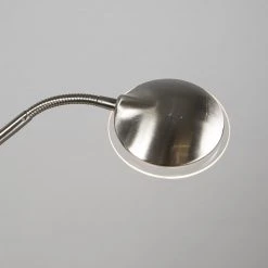 QAZQA Moderne Stehleuchte Stahl mit Leseleuchte inkl. LED - Eva 20 QAZQA Moderne Stehleuchte Stahl mit Leseleuchte inkl. LED - Eva -Stehlampen Verkaufsladen 6116 93833 8