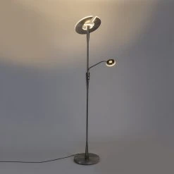 Trio Leuchten Moderne Stehlampe Stahl inkl. LED mit Lesearm - Moderno 33 Trio Leuchten Moderne Stehlampe Stahl inkl. LED mit Lesearm - Moderno -Stehlampen Verkaufsladen 6144 97720 13