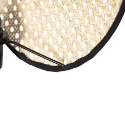 QAZQA Ländliche Stehlampe schwarz mit Rattan 35 cm - Kata -Stehlampen Verkaufsladen 6180 105550 4