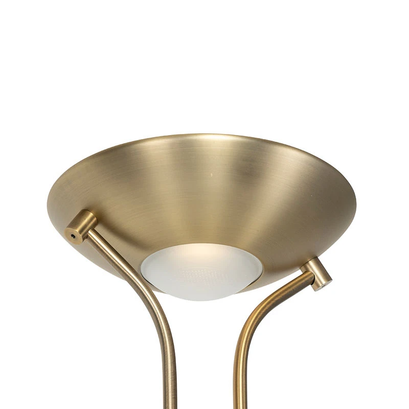 QAZQA Moderne Stehlampe Bronze mit Leselampe inkl. LED dunkel bis warm - Diva 8 QAZQA Moderne Stehlampe Bronze mit Leselampe inkl. LED dunkel bis warm - Diva – Bild 6