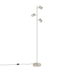 QAZQA Moderne Stehlampe Stahl 3-Licht - Jeana -Stehlampen Verkaufsladen 6223 103904 15