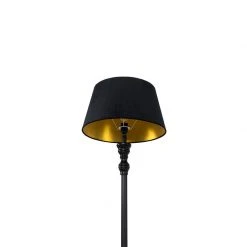 QAZQA Classic Stehlampe schwarz - Classico -Stehlampen Verkaufsladen 6264 102907 7