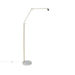 QAZQA Moderne Stehlampe gold verstellbar - Editor 19 QAZQA Moderne Stehlampe gold verstellbar - Editor -Stehlampen Verkaufsladen 6316 104331 4