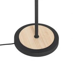 QAZQA Orientalische Stehlampe schwarz mit Rattan 30 cm - Magna Rattan -Stehlampen Verkaufsladen 6325 105025 6