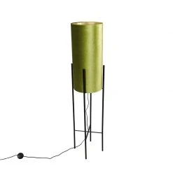 QAZQA Design Stehleuchte mit Samtschirm grün/gold - Rich 25 QAZQA Design Stehleuchte mit Samtschirm grün/gold - Rich -Stehlampen Verkaufsladen 6340 103281 11