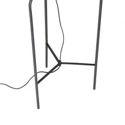 QAZQA Design-Stehlampe schwarz mit Goldglas - Bliss -Stehlampen Verkaufsladen 6349 104857 7