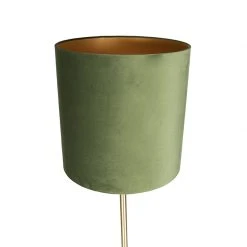 QAZQA Botanische Stehlampe Messing mit grünem Schirm 40 cm - Simplo -Stehlampen Verkaufsladen 6370 102183 5