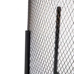 QAZQA Moderne schwarze Stehleuchte - Bliss Mesh -Stehlampen Verkaufsladen 6371 98917 2