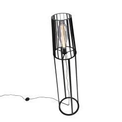 QAZQA Moderne Stehlampe schwarz - Wieza 22 QAZQA Moderne Stehlampe schwarz - Wieza -Stehlampen Verkaufsladen 6383 103184 8