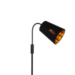 QAZQA Moderne Stehlampe schwarz - Carmen -Stehlampen Verkaufsladen 6412 103500 7