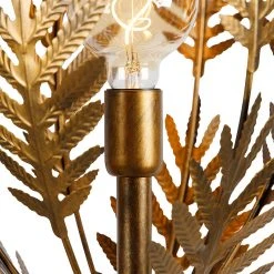 QAZQA Vintage Stehlampe Gold - Botanica -Stehlampen Verkaufsladen 6425 102759 7