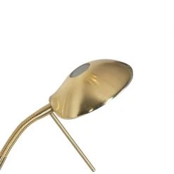 QAZQA Moderne Stehleuchte Messing mit Leselampe inkl. LED dim to warm - Diva 32 QAZQA Moderne Stehleuchte Messing mit Leselampe inkl. LED dim to warm - Diva -Stehlampen Verkaufsladen 6436 103422 11