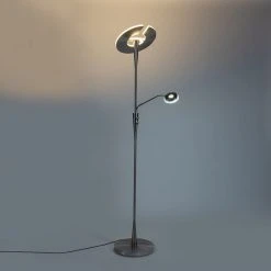 Trio Leuchten Moderne Stehlampe Stahl inkl. LED mit Lesearm - Moderno 34 Trio Leuchten Moderne Stehlampe Stahl inkl. LED mit Lesearm - Moderno -Stehlampen Verkaufsladen 6449 97720 14