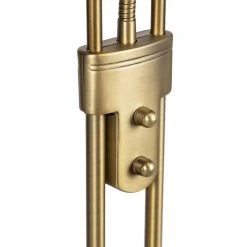 QAZQA Bronze Stehleuchte mit Leseleuchte inkl. LED und Dimmer - Diva 2 -Stehlampen Verkaufsladen 6489 91861 2