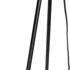 QAZQA Moderne dreibeinige Stehlampe schwarz mit Gold - Lucas -Stehlampen Verkaufsladen 6563 105148 6