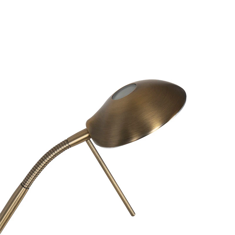 QAZQA Moderne Stehlampe Bronze mit Leselampe inkl. LED dunkel bis warm - Diva 13 QAZQA Moderne Stehlampe Bronze mit Leselampe inkl. LED dunkel bis warm - Diva – Bild 11