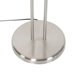 QAZQA Stehlampe Stahl inkl. LED und Dimmer mit Leselampe - Empoli 33 QAZQA Stehlampe Stahl inkl. LED und Dimmer mit Leselampe - Empoli -Stehlampen Verkaufsladen 6606 103423 12