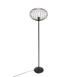 QAZQA Industrielle Stehlampe schwarz 36 cm - Margarita -Stehlampen Verkaufsladen 6607 105352 8