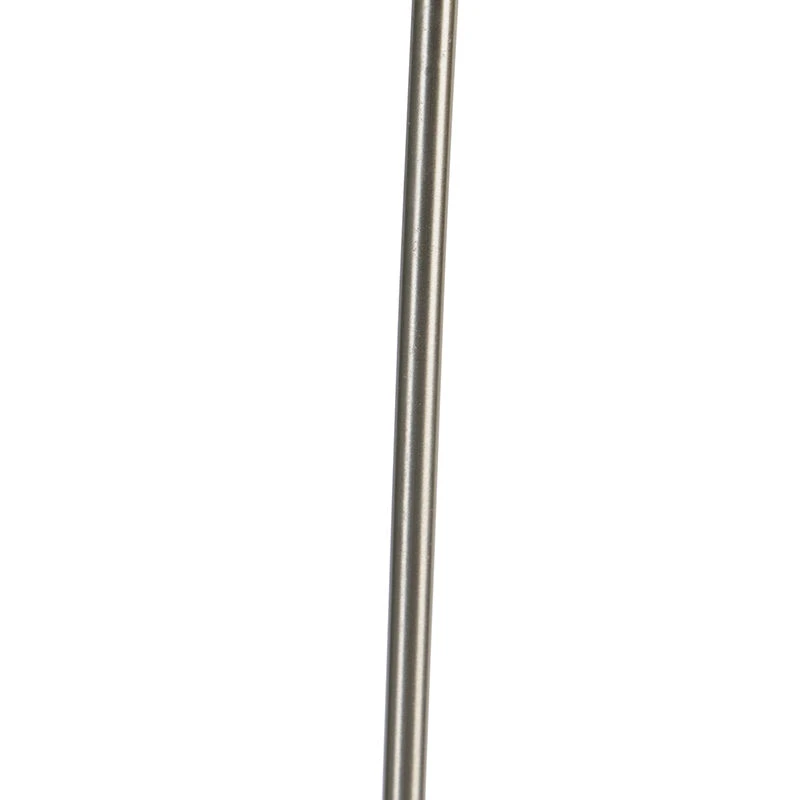 QAZQA Stehlampe aus Stahl mit weißem Schirm und verstellbarem Arm - Ladas Deluxe 12 QAZQA Stehlampe aus Stahl mit weißem Schirm und verstellbarem Arm - Ladas Deluxe – Bild 10