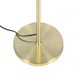 QAZQA Stehleuchte Gold / Messing mit Veloursschirm Pfau 40/40 cm - Parte -Stehlampen Verkaufsladen 6624 98547 8