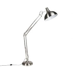 QAZQA Design Stehlampe Stahl - Hobby -Stehlampen Verkaufsladen 6638 93517 14
