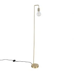 QAZQA Moderne Stehleuchte aus Messing - Facil -Stehlampen Verkaufsladen 6676 98932 12