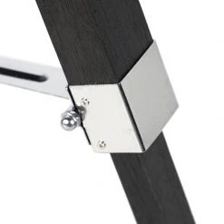 QAZQA Stehleuchte schwarz mit dunkelgrauem Schirm 45 cm - Tripod -Stehlampen Verkaufsladen 6696 92837 10