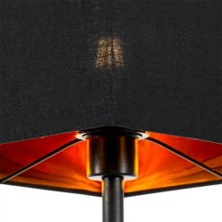 QAZQA Moderne Stehlampe schwarz mit Gold - VT 1 -Stehlampen Verkaufsladen 6772 103297 2