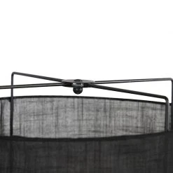 QAZQA Design Stehlampe Stahl mit schwarzem Leinenschirm - Reichhaltig -Stehlampen Verkaufsladen 6844 102503 2