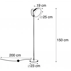 Trio Leuchten Industrielle Stehlampe Stahl - Arti -Stehlampen Verkaufsladen 6878 102092 2