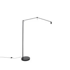 QAZQA Moderne Stehlampe Schwarzer Schirm Zebra Design 50 cm - Editor -Stehlampen Verkaufsladen 6954 104957 5