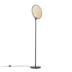 QAZQA Ländliche Stehlampe schwarz mit Rattan 35 cm - Kata -Stehlampen Verkaufsladen 6969 105550 7