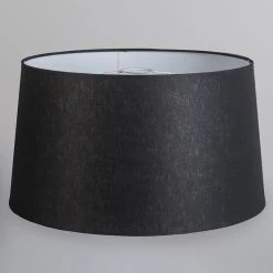 QAZQA Stehleuchte gold / messing mit Schirm schwarz 45 cm verstellbar - Parte -Stehlampen Verkaufsladen 6976 94241 8