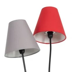 QAZQA Design Stehleuchte schwarz mit Stoffschirm 5-flammig - Melis -Stehlampen Verkaufsladen 7087 103871 6