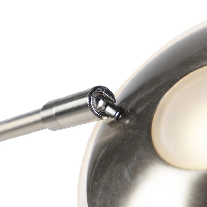 QAZQA Moderne Stehlampe Stahl inkl. LED mit Lesearm - Mallorca 9 QAZQA Moderne Stehlampe Stahl inkl. LED mit Lesearm - Mallorca – Bild 7