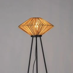 QAZQA Orientalische Stehlampe Stativ Rattan - Stroh 24 QAZQA Orientalische Stehlampe Stativ Rattan - Stroh -Stehlampen Verkaufsladen 7127 104834 10