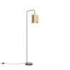 QAZQA Moderne vloerlamp zwart met goud - Lofty -Stehlampen Verkaufsladen 7269 105420 0