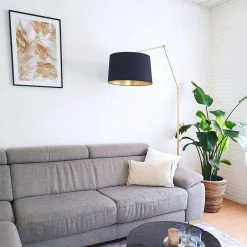 QAZQA Moderne Stehlampe gold verstellbar - Editor 26 QAZQA Moderne Stehlampe gold verstellbar - Editor -Stehlampen Verkaufsladen 7352 104331 11