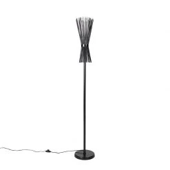 QAZQA Art Deco Stehlampe schwarz - Besen -Stehlampen Verkaufsladen 7380 104929 11