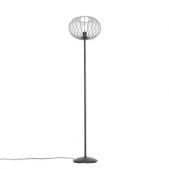 QAZQA Industrielle Stehlampe schwarz 36 cm - Margarita -Stehlampen Verkaufsladen 7457 105352 7