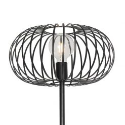 QAZQA Design Stehlampe schwarz - Johanna -Stehlampen Verkaufsladen 7469 103608 2