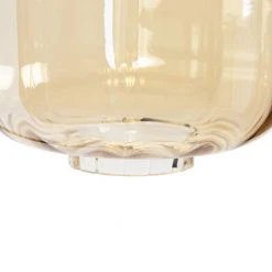 QAZQA Design Stehleuchte schwarz mit Braunglas - Qara 26 QAZQA Design Stehleuchte schwarz mit Braunglas - Qara -Stehlampen Verkaufsladen 7514 102198 8