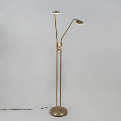 QAZQA Moderne Stehleuchte Bronze mit Leselampe inkl. LED - Eva -Stehlampen Verkaufsladen 7545 93834 2