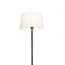 QAZQA Moderne Stehlampe schwarz mit Glas 33 cm - Roslini -Stehlampen Verkaufsladen 7572 104760 2