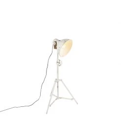 QAZQA Industrielle Stehleuchte Stativ weiß - Mangos 24 QAZQA Industrielle Stehleuchte Stativ weiß - Mangos -Stehlampen Verkaufsladen 7594 98837 5